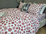 Комплект Сніжинка NEW фланель Комфорт текстиль Євро на резинці, фото 8