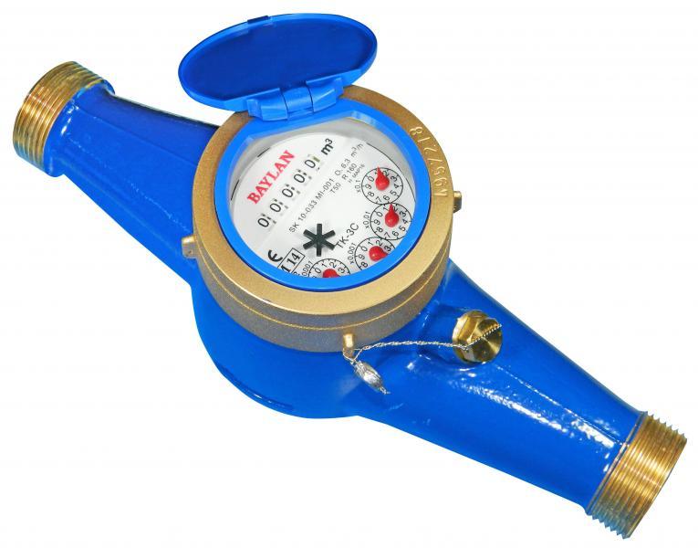 Лічильник холодної води багатоструменевий Baylan сухоходный TK-26 Ду 32 R=160, фото 1