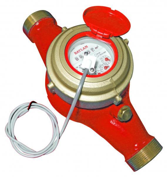 Лічильник гарячої води багатоструменевий сухоходный Baylan TK-7S Ду 50 R=160, фото 1