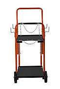 Візок для зварювальних апаратів 110 см Kraft&Dele візок зварювальний KD372, фото 4