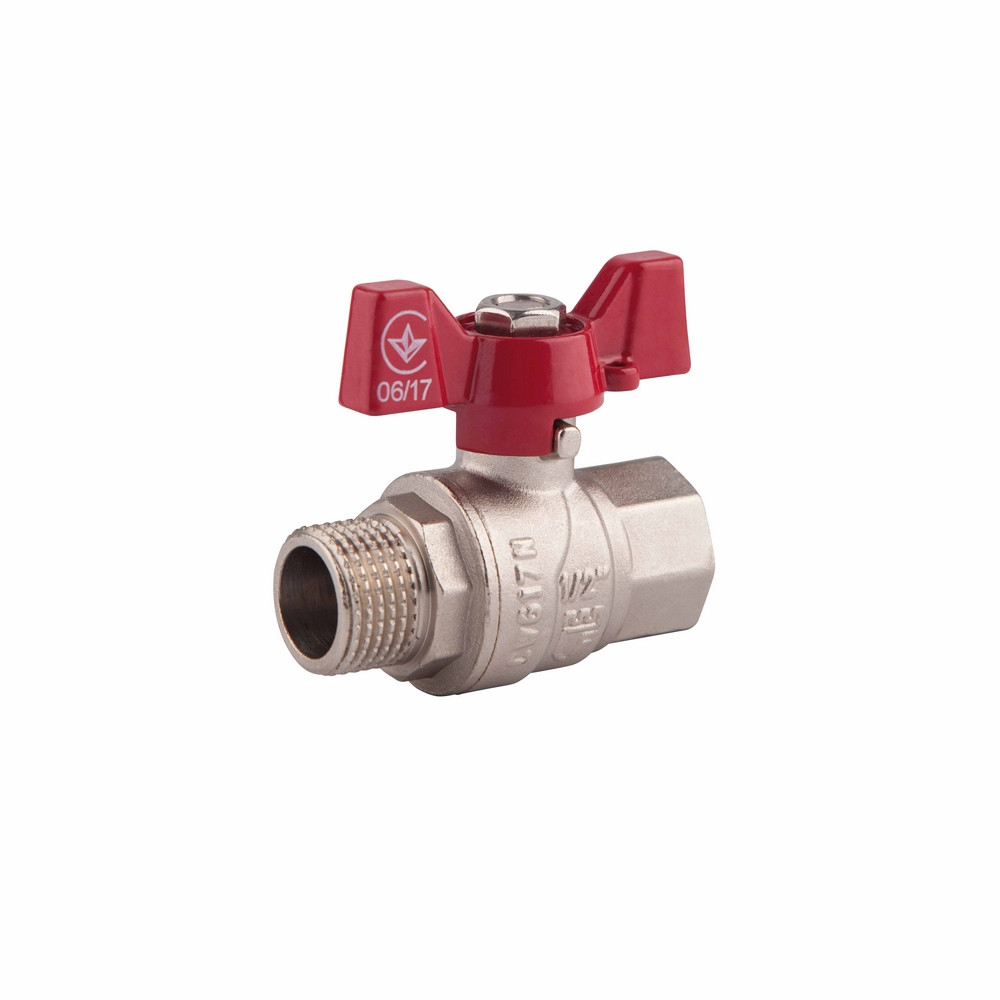 Кран кульовий різьбовий SD Forte 3/4" ВН для води (метелик), фото 1