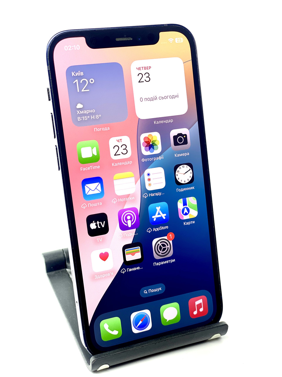 Смартфон iPhone 12, 64 GB, синій, б/в, батарея 80%