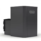 Сталева піч для сауни та бані Класик 30 м³ з виносом 240 мм, дверцята 315×315, зі склом, фото 3