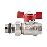 Кран кульовий Американка Icma 3/4" з антипротечкой прямий, фото 3