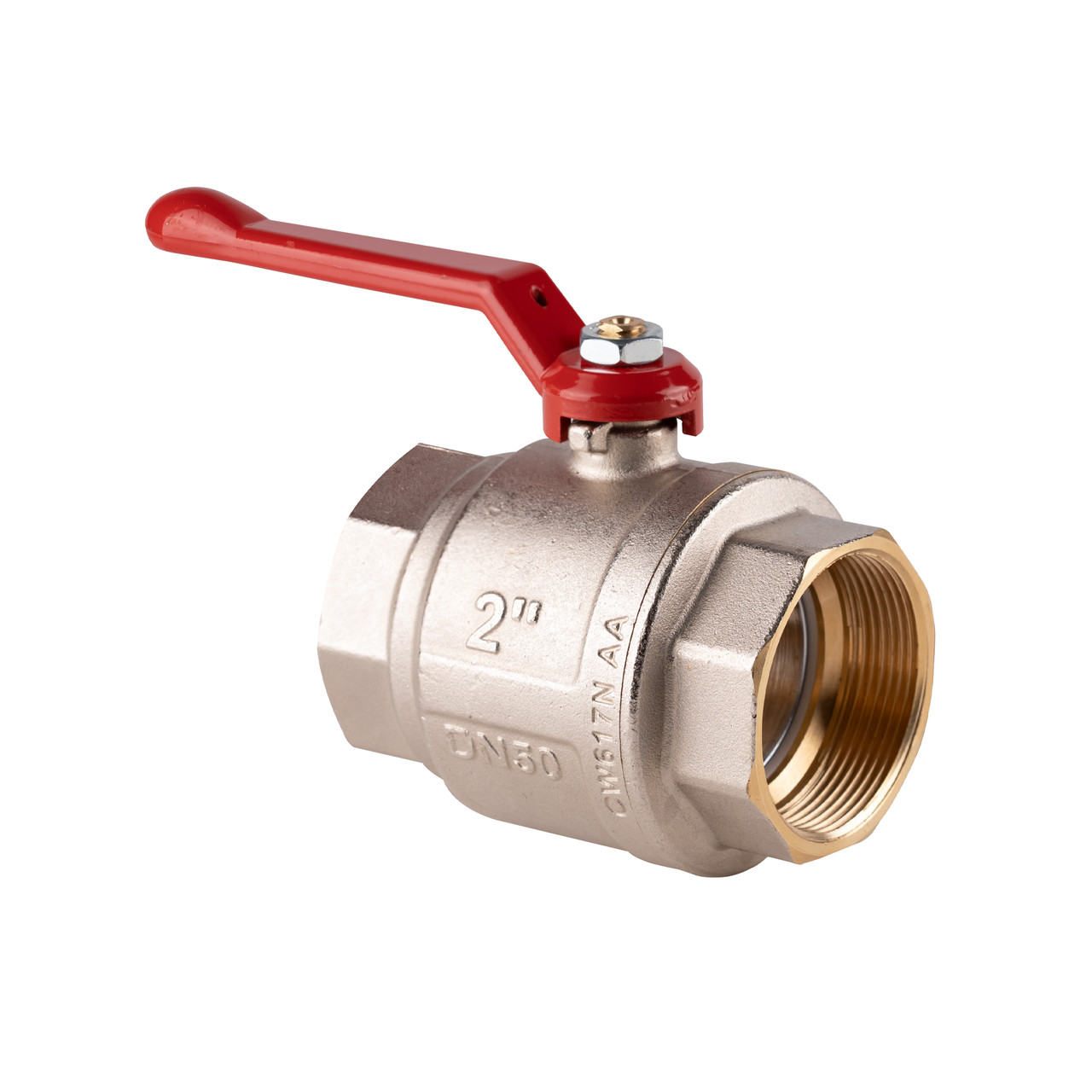 Кран кульовий різьбовий для води Icma 2" прямий, фото 1