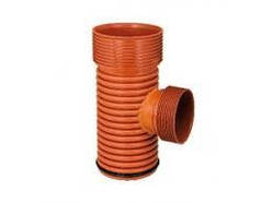 Тройник PP для гофрированных труб InCor 400х400х45