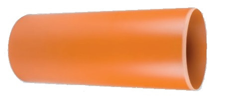 Стержнева труба гладка ПВХ б/р д. 400х6000 SN2, фото 1