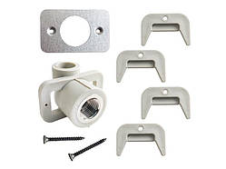 Коліно ППР Ду 20х1/2" настінний для гіпсокартону.