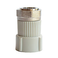 Перехід ППР Ду 32х1" з накидною гайкою