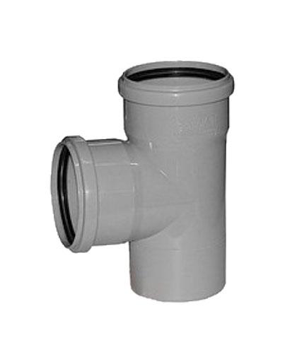 Трійник ПВХ розтрубний редукційний 225х225х110/90°, фото 1