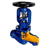 Вентиль запірний нержавіючий приварний Zetkama Ду 20 Ру 40