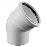 Коліно для безшумної каналізації Rehau Raupiano Plus DN 40, 30°