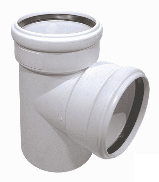 Трійник Poliplast 110х110х67 для безшумної каналізації, фото 1