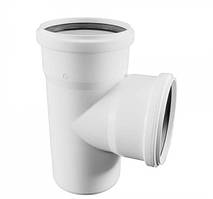 Трійник Rehau Raupiano Plus 50х50х45° для безшумної каналізації