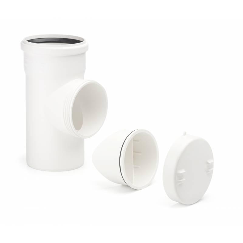 Ревізія для безшумної каналізації Rehau Raupiano Plus Ду 50, фото 1