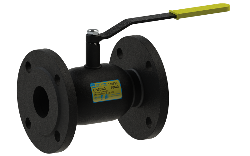 Кран кульовий сталевий 11с33п Ду100/80 PN16, фото 1