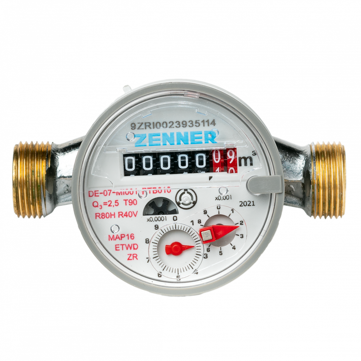 Лічильник гарячої води Zenner ETKD-(N або M) Ду 15, фото 1