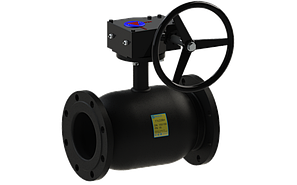 Кран кульовий 11с336п Ду 100-300 (з редуктором) вода,газ,нафтопродукти