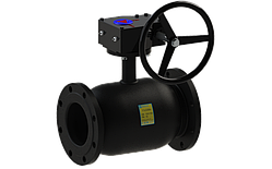 Кран шаровый стальной 11с336п Ду125/125