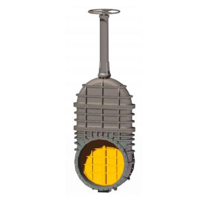 Засувка клинова плоска з висувним шпинделем Zetkama тип 021 Ду 1000 Ру 10/16, фото 1