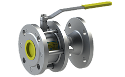 Кран кульовий сталевий 11с41п Ду 65/50 PN16 фланець/фланець