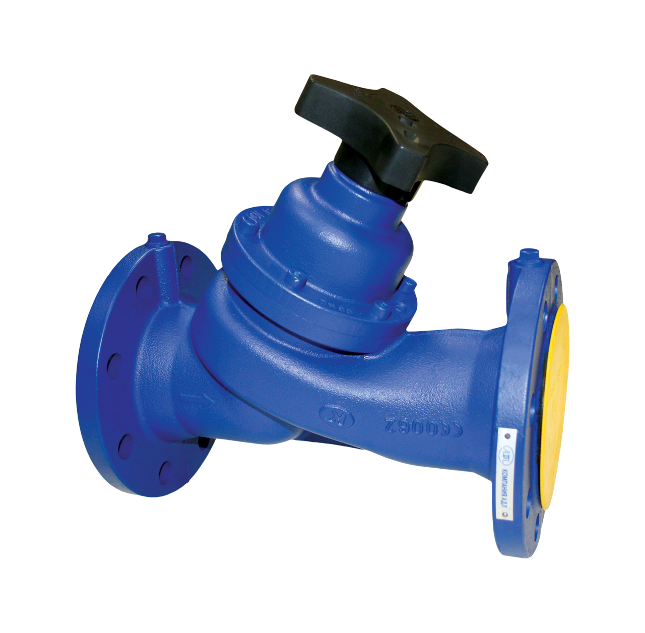 Вентиль балансувальний чавунний фланцевий Zetkama Ду 80 Ру 16, фото 1