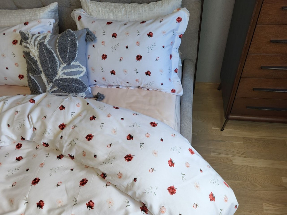 Сатин PREMIUM, VICTORIA (Полуторний), фото 1