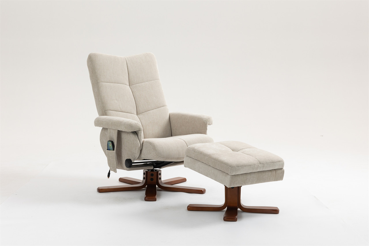 Крісло для відпочинку Avko Style ARMH 010 Beige з масажем, підігрівом, фото 1