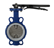 Затвор поворотний Батерфляй з чавунним диском VITECH PN 16 DN 80