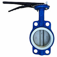 Затвор поворотний Батерфляй з диском з н/ж сталі VITECH PN 16 DN 150
