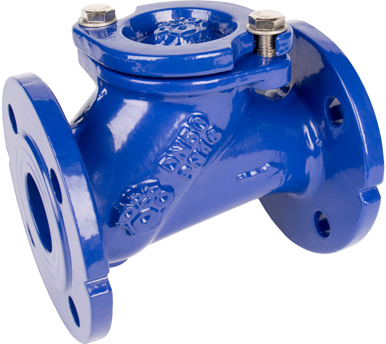 Зворотний клапан шаровий чавунний фланцевий Ду 500 Ру 16, фото 1