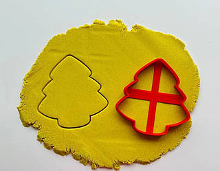 Вирубка для пряника пластикова "Ялинка" 12 см