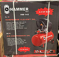 Компресор Hammer Tools HM-142, 24 л