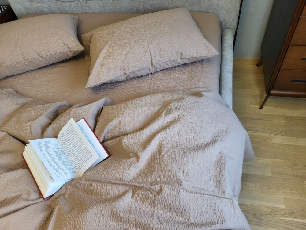 Темний беж GS122, GOFRE (Полуторний), фото 1