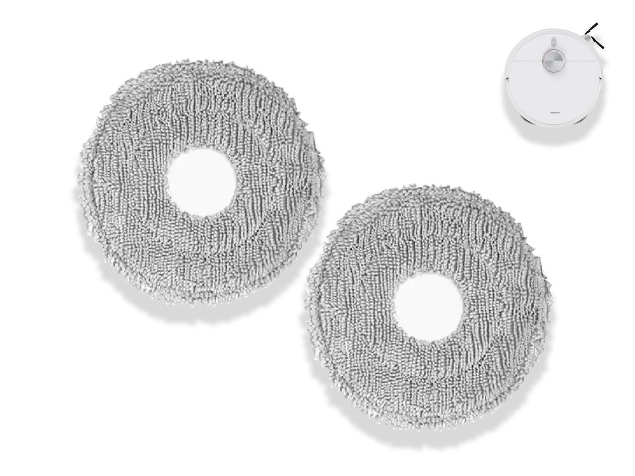 Насадки-мопи сумісні з роботизованим пилососом Xiaomi S40 Pro Сяомі С40 Про / Сяоми С40 Про, фото 1