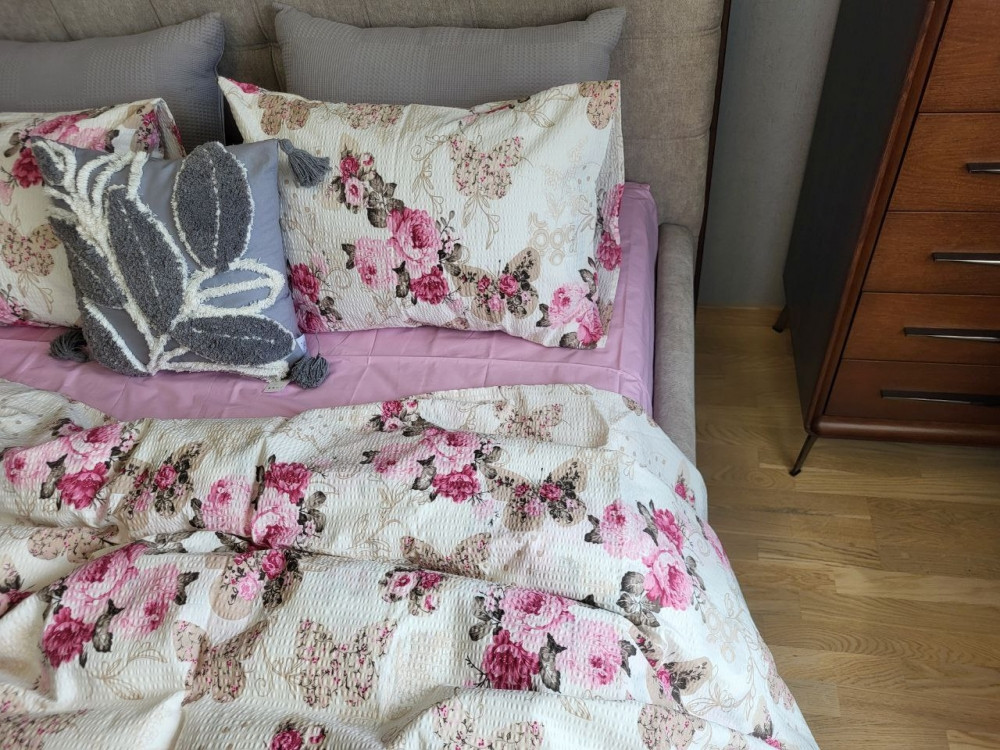 Мірра рожевий GOFRE DUO (Полуторний), фото 1