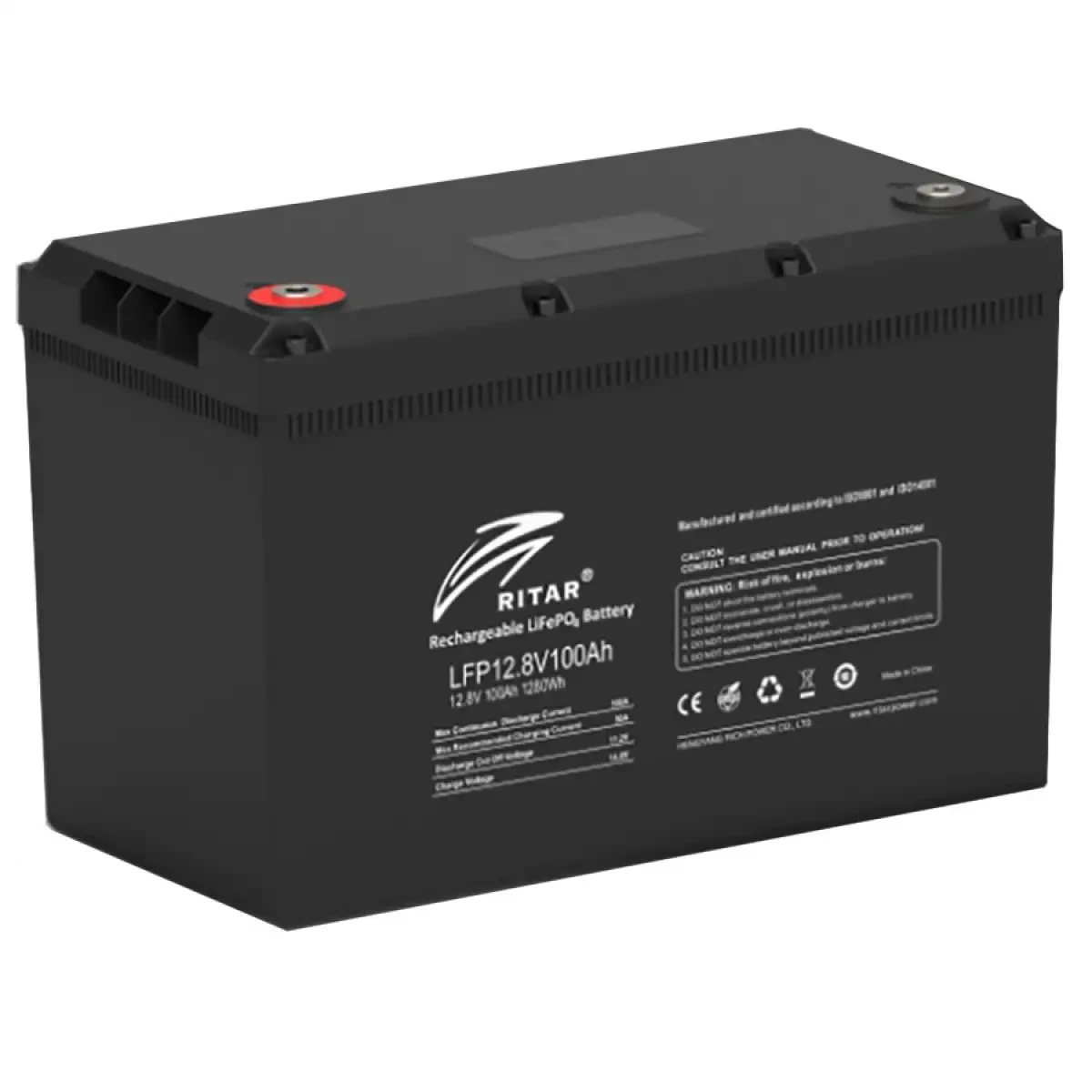 Акумулятор LFP12.8V100AH G3 RITAR, фото 1
