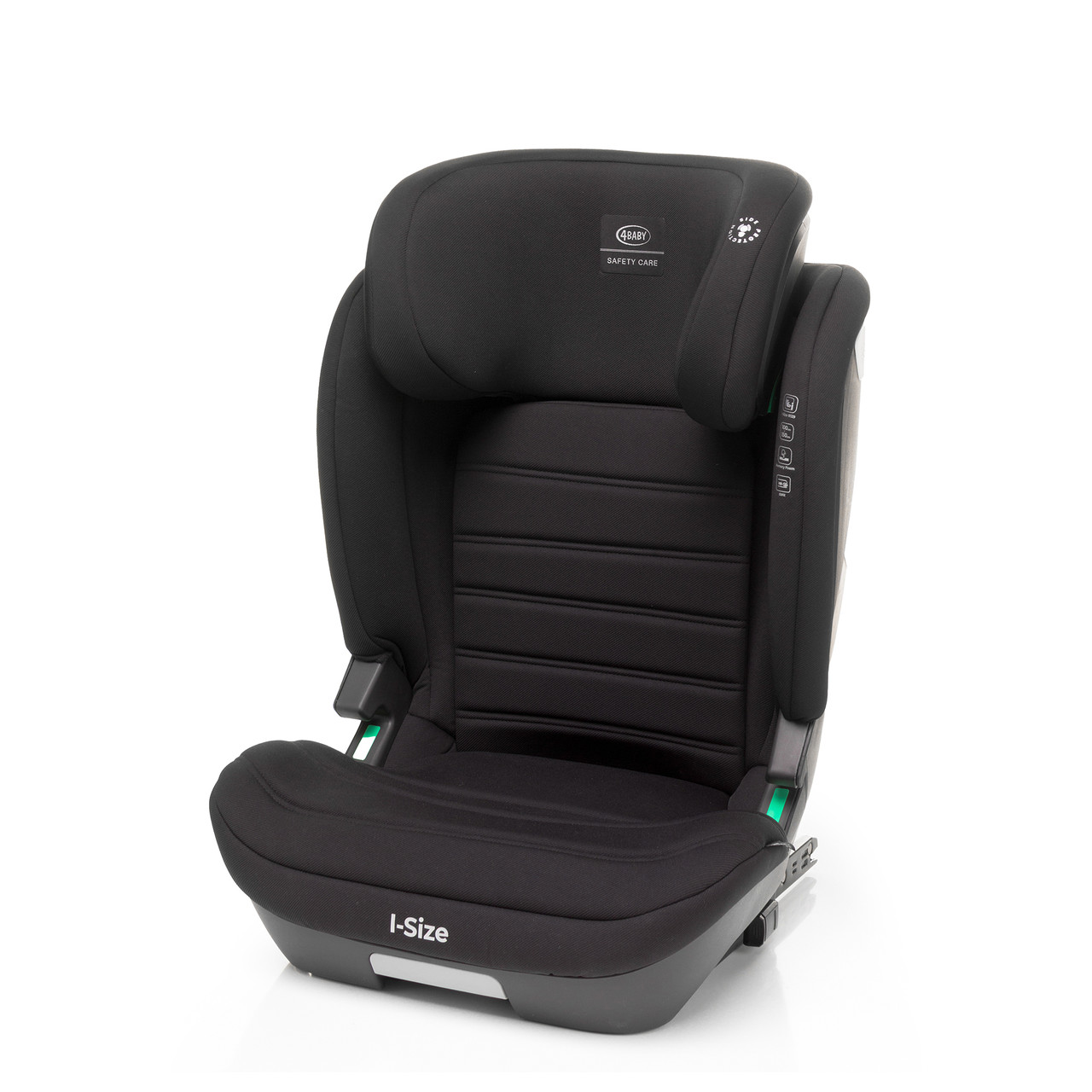 Дитяче автокрісло 4BABY App-Fix I-Size ISOFIX 100-150см (15-36кг) black, фото 1