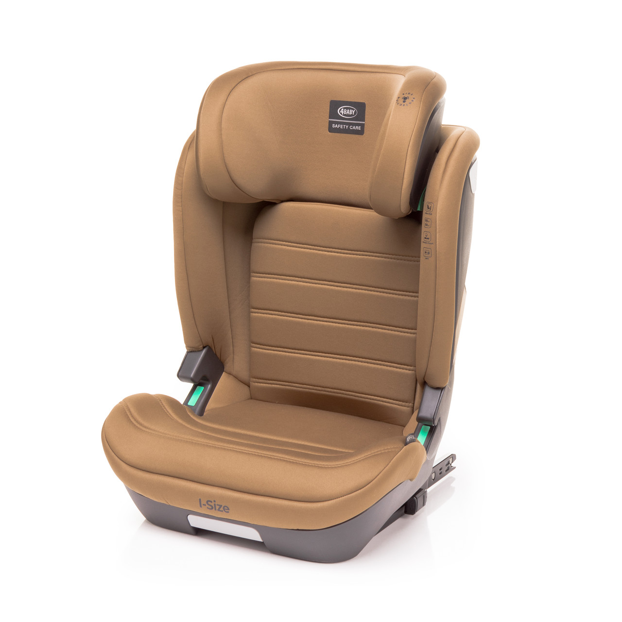 Дитяче автокрісло 4BABY App-Fix I-Size ISOFIX 100-150см (15-36кг) mokka