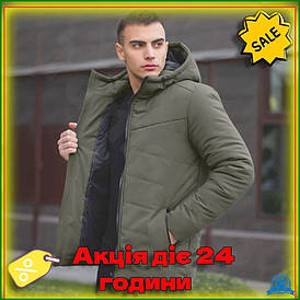 Куртка Pobedov чоловіча зимова Dzen Хакі утеплена водовідштовхувальна для холоду та дощу