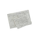 Набір бавовняних килимків для ванної кімнати Irya 60*90+40*60 Togo gri серый