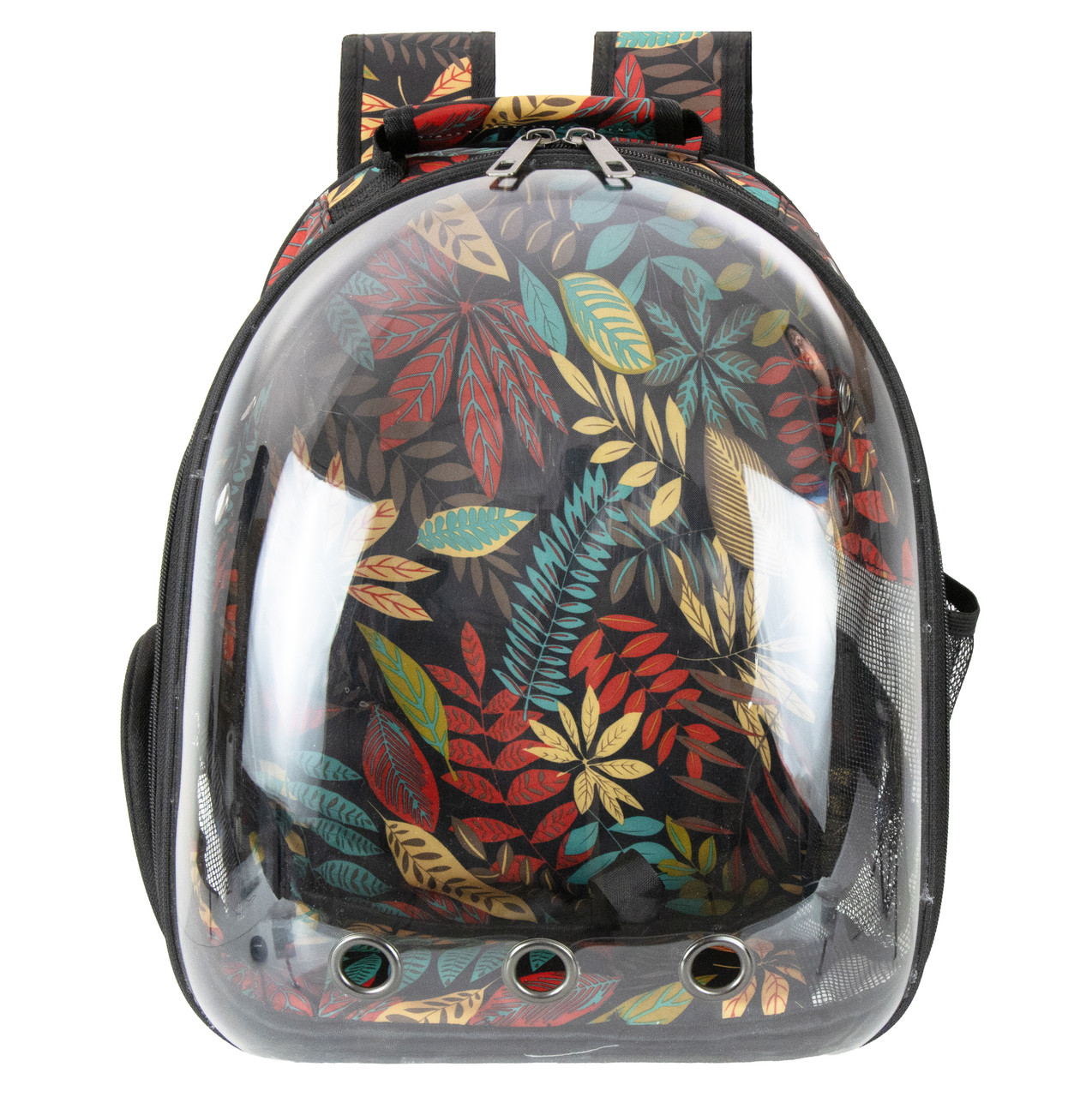 Прозорий рюкзак для перенесення тварин CosmoPet CP-07 для котів та собак Black, фото 1