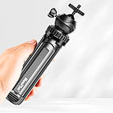 Універсальний міні штатив трипод NeePho NP-999 для камер смартфонів екшн-камер портативна настільна тринога для телефону, фото 9