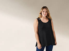 Жіноча майка Esmara, розмір 3XL/4XL, колір чорний