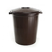 Бак для сміття  30л коричневий "Горизонт"