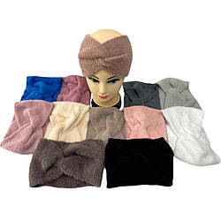 Жіноча зимова пов'язка "Травка" Розмір: 54- 59 (DNJ-17329)