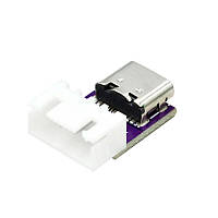 TYPE-C — плата-перехідник USB Type-C (гніздо) на вигнутий роз’єм XH