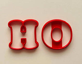 Вирубка для пряника пластикова "НО" 6 см