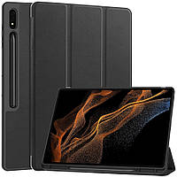 Чохол TPU Samsung Galaxy Tab S10 Ultra SM-X920, SM-X926 / Galaxy Tab S9 Ultra SM-X910, SM-X916 з місцем для стілусу Чорний