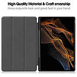 Чохол TPU Samsung Galaxy Tab S10 Ultra SM-X920, SM-X926 / Galaxy Tab S9 Ultra SM-X910, SM-X916 з місцем для стілусу Чорний, фото 7